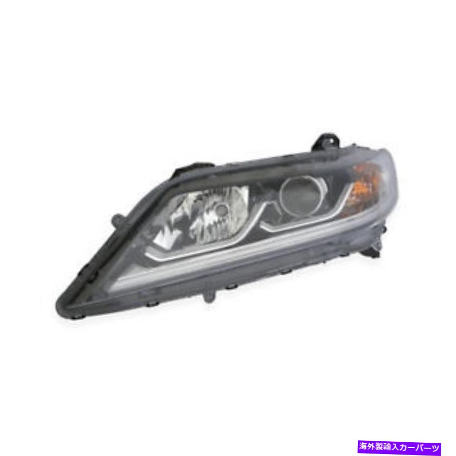 USヘッドライト 16-17ホンダアコードクーペex / ex-lドライバーのハロゲンヘッドライト左側 Halogen Headlight for 16-17 Honda Accord Coupe EX/EX-L Driver Left Side【並行輸入品】