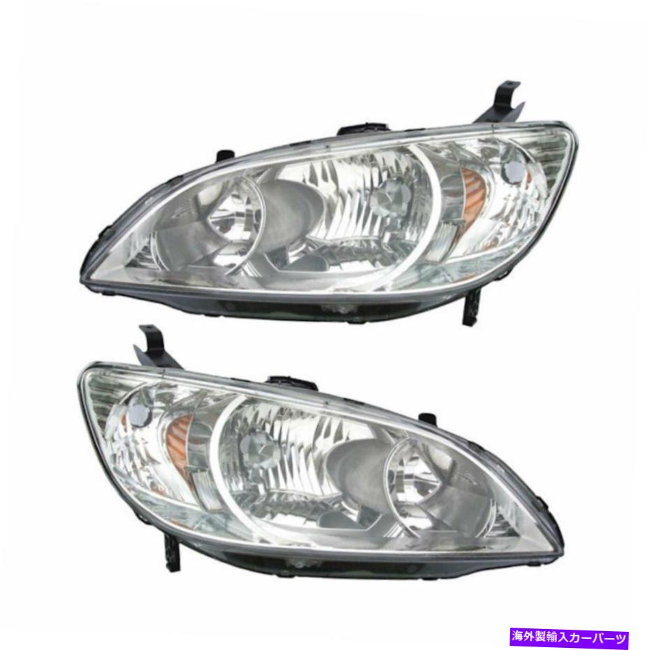 USヘッドライト Honda Civic 2004 2005 Pair New New Light HeadlightアセンブリCSW For Honda Civic 2004 2005 Pair New Left Right Headlight Assembly CSW【並行輸入品】｜Us Custom Parts Shop USDM