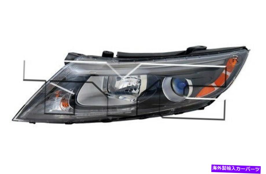 USヘッドライト Kia Optima 2014-2015モデルのためのTYC NSF左側ハロゲンヘッドライトアセンブリ TYC NSF Left Side Halogen Headlight Assembly for Kia Optima 2014-2015 Models【並行輸入品】