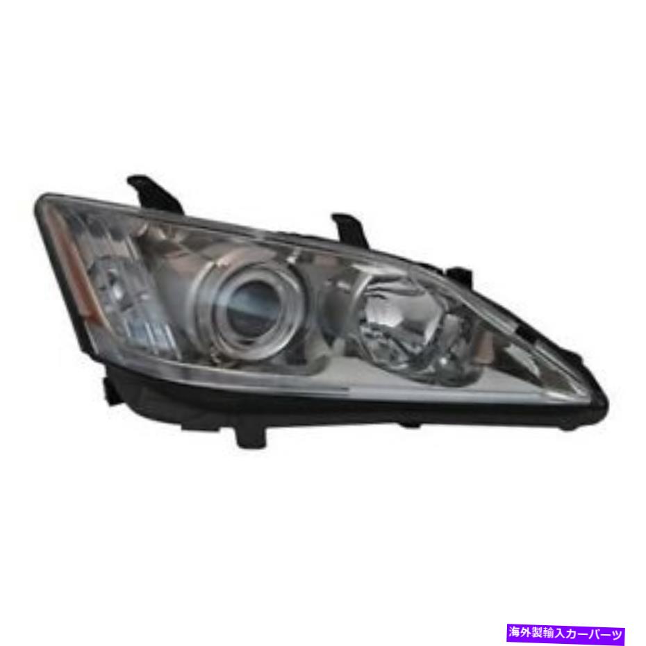 USヘッドライト 2010-2011 Lexus ES350の左側の交換ハロゲンヘッドライトアセンブリ Left Side Replacement Halogen Headlight Assembly For 2010-2011 Lexus ES350【並行輸入品】