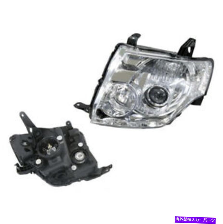 USヘッドライト Mitsubishi Pajero NS NT NW 2006-2016 W /電動機 Headlight for Mitsubishi Pajero NS NT NW 2006-2016 W/Electric Motor-LEFT【並行輸入品】