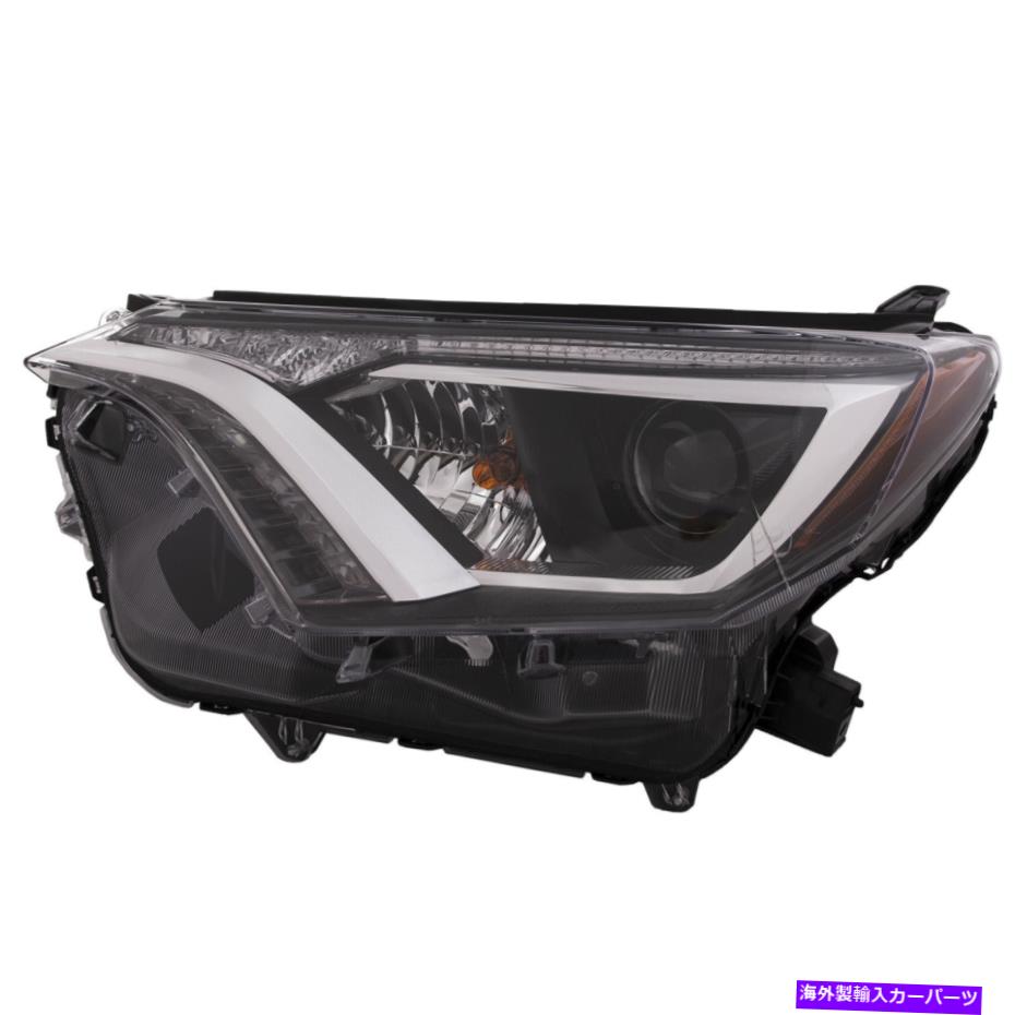 USヘッドライト ヘッドライトハロゲン左ドライバー高品質カーパフィット2016-2018トヨタRAV4アメリカ Headlight Halogen Left Driver High Quality CAPA Fits 2016-2018 Toyota Rav4 USA【並行輸入品】｜Us Custom Parts Shop USDM