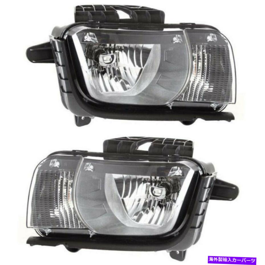 USヘッドライト Chevy Camaro Headlightアセンブリ2010 11 12 2013ペアLHとRH側CAPA For Chevy Camaro Headlight Assembly 2010 11 12 2013 Pair LH and RH Side CAPA【並行輸入品】