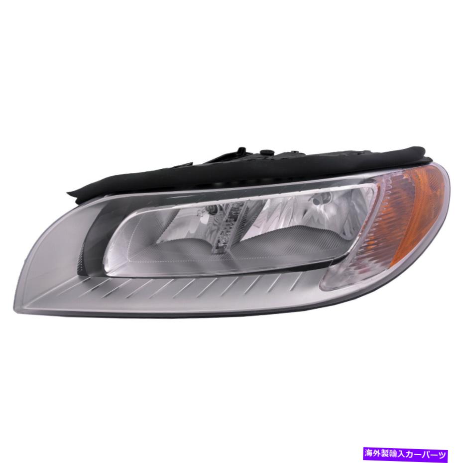 USヘッドライト ヘッドライトハロゲンクローム左ドライバーフィット2008-2012 Volvo S80 / 08-10 V70 Headlight Halogen Chrome Left Driver Fits 2008-2012 Volvo S80 /08-10 V70【並行輸入品】