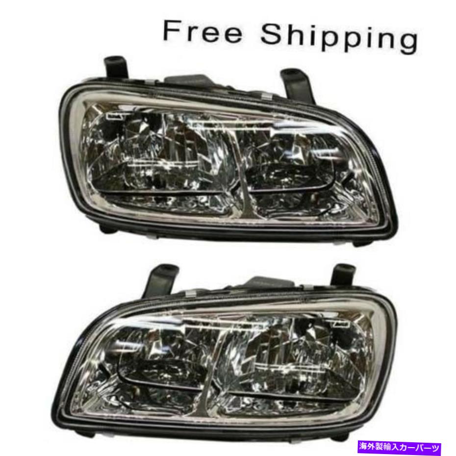USヘッドライト ハロゲンヘッドランプアセンブリセット2 LH＆RHサイドフィットトヨタアバロン1998-1999 Halogen Head Lamp Assembly Set of 2 LH & RH Side Fits Toyota Avalon 1998-1999【並行輸入品】