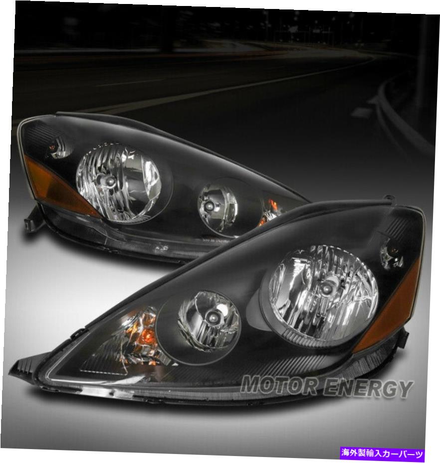 USヘッドライト 06-10トヨタシエナの取り替えヘッドライトヘッドランプブラック左+右ペア FOR 06-10 TOYOTA SIENNA REPLACEMENT HEADLIGHTS HEADLAMPS BLACK LEFT+RIGHT PAIR【並行輸入品】