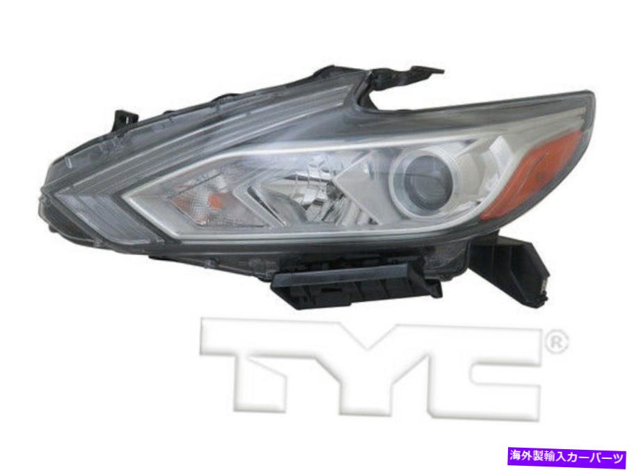 USヘッドライト 日産アルティマのTYC左側ハロゲンヘッドライトSR 2016-2018 TYC Left Side Halogen Headlight For Nissan Altima Exclude SR 2016-2018【並行輸入品】