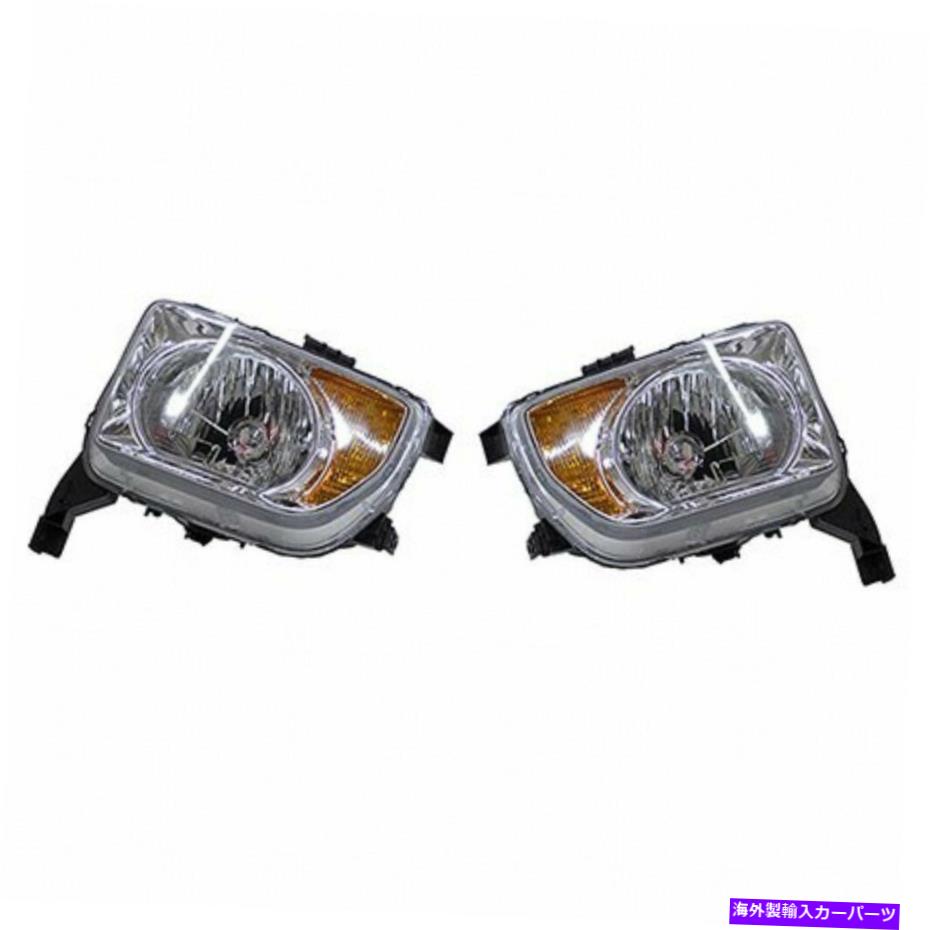 USヘッドライト Honda Element Headlight 2003 04 05 2006ペアCAPA HO2518106C + HO2519 Fits Honda Element Headlight 2003 04 05 2006 Pair CAPA HO2518106C+HO2519【並行輸入品】