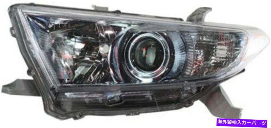 USヘッドライト 2011-2013トヨタハイランダーのための左運転側のヘッドライトヘッドランプ Left Driver Side Headlight Head Lamp for 2011-2013 Toyota Highlander【並行輸入品】