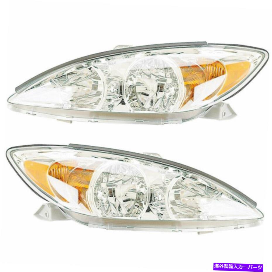 USヘッドライト トヨタCAMRY 2002 2002 2003 2004ペアNew Lift右ヘッドライトアセンブリCSW For Toyota Camry 2002 2003 2004 Pair New Left Right Headlight Assembly CSW【並行輸入品】