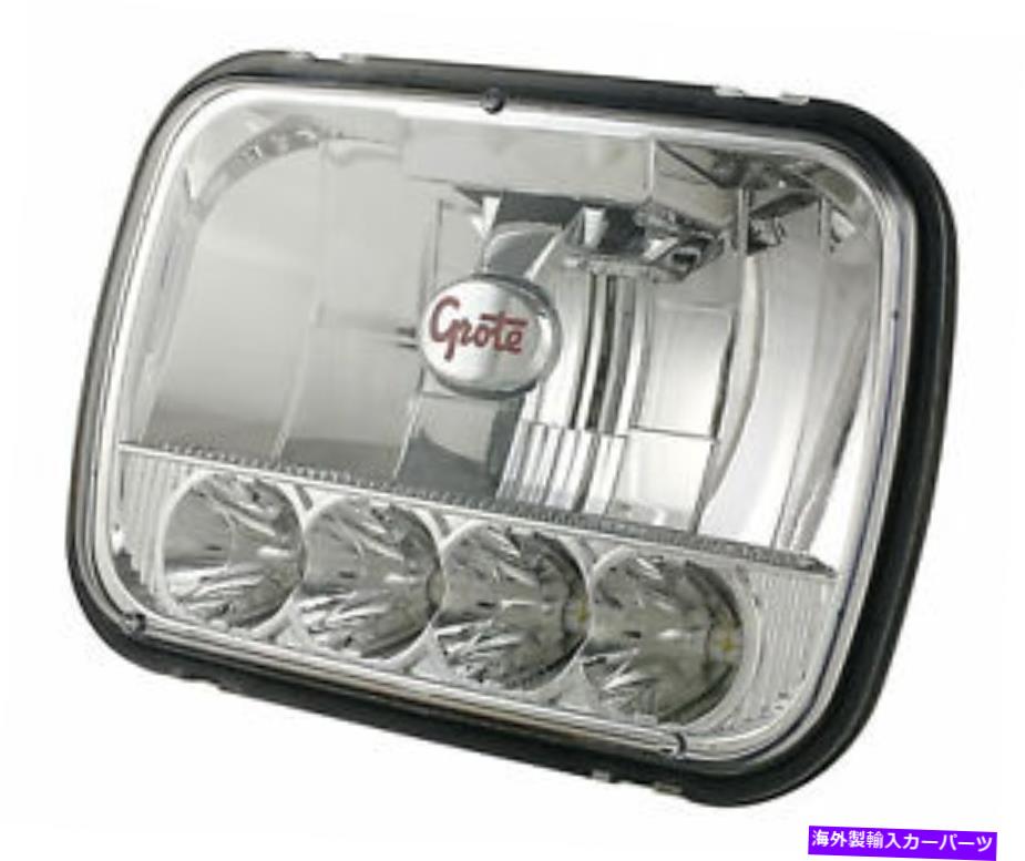 USヘッドライト Grote Indutries 90951-5 Grote - フォワードライティング、5 "x 7"、クリア、LED、High / L ... GROTE INDUTRIES 90951-5 GROTE - FORWARD LIGHTING, 5" X 7", CLEAR, LED, HIGH/L...【並行輸入品】｜Us Custom Parts Shop USDM