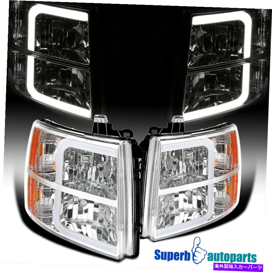 USヘッドライト 2007-2013のシボレーSilverado 1500 07-14 2500HD 3500HD LEDバーチューブヘッドライト For 2007-2013 Chevy Silverado 1500 07-14 2500HD 3500HD LED Bar Tube Headlights【並行輸入品】｜Us Custom Parts Shop USDM