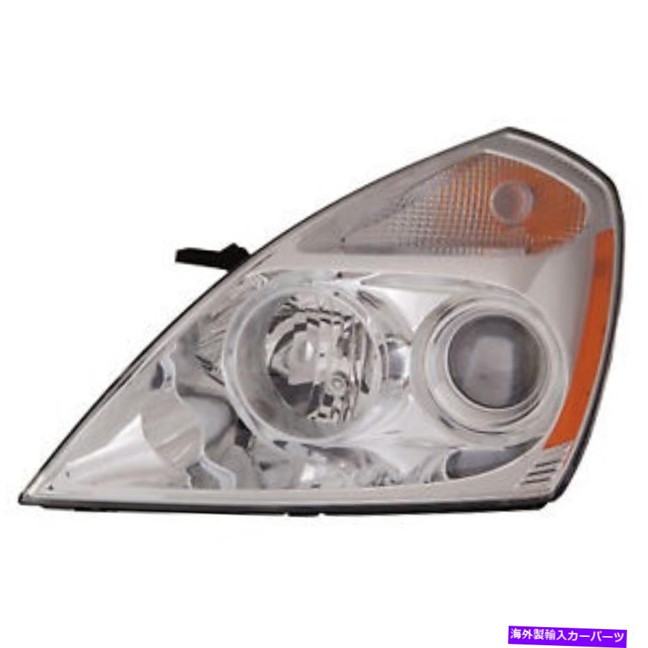 USヘッドライト ヘッドライト左の運転手ハロゲンヘッドランプ2007-2012 Kia Sedona Headlight Left Driver Side Halogen Headlamp For 2007-2012 Kia Sedona【並行輸入品】