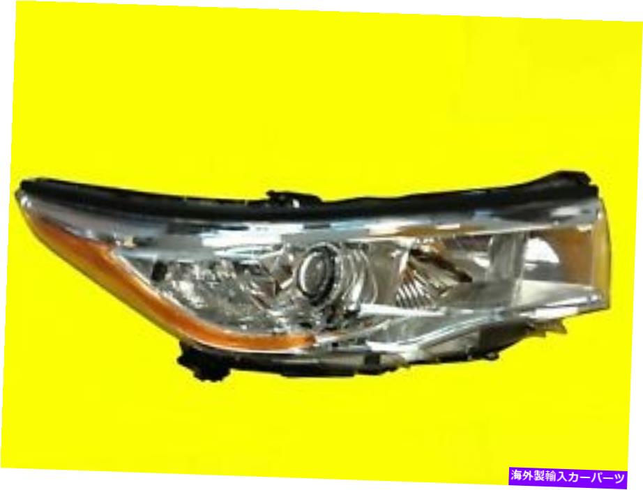 USヘッドライト トヨタハイランダー2014-2016右側クロムヘッドライト| 811100E180~2503221 TOYOTA HIGHLANDER 2014-2016 Right Side Chrome Headlight | 811100E180 TO2503221【並行輸入品】