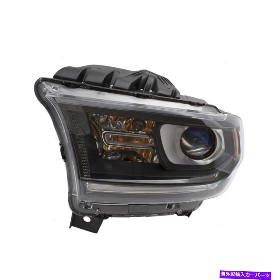 USヘッドライト 14-15 Dodge DurangoドライバのヘッドライトアセンブリHalogenブラックトリム68184827AF Headlight Assembly for 14-15 Dodge Durango Drivers Halogen Black Trim 68184827AF【並行輸入品】