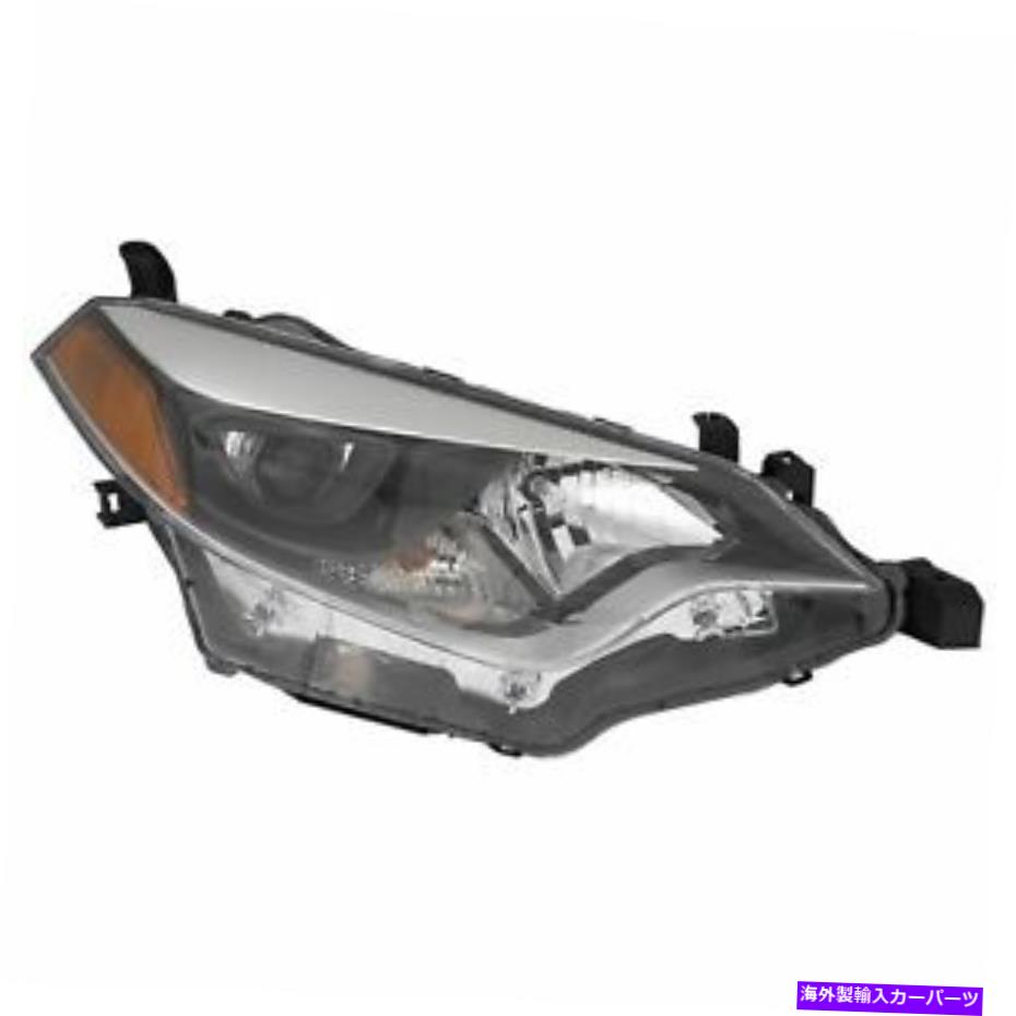 USヘッドライト 14-16トヨタカローラ旅客用ヘッドライトフロントランプ Headlight Front Lamp for 14-16 Toyota Corolla Passenger Right【並行輸入品】
