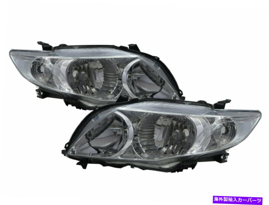 USヘッドライト Corolla E140 / E150 07-10 Pre-FaceLiftクリアヘッドライトW / TOYOTA LHD用モーターCH Corolla E140/E150 07-10 PRE-FACELIFT Clear Headlight W/ Motor CH for TOYOTA LHD【並行輸入品】 57,218円
