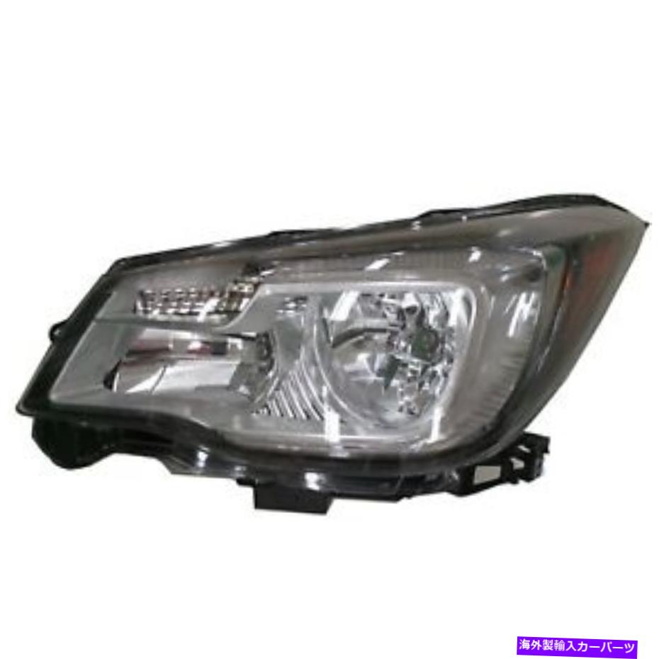 USヘッドライト 2017年2018年のSubaru Forester Headlightドライバ左サイド For 2017 2018 Subaru Forester Headlight Driver Left Side【並行輸入品】