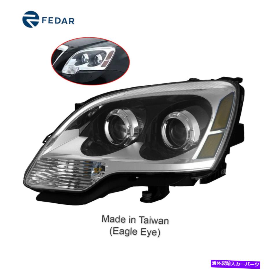 USヘッドライト ヘッドライトランプハロゲンフィット2007 2008 GMCアカディア（08第1デザイン）ドライバー左 Headlight Lamp Halogen Fit 2007 2008 GMC Acadia (08 1St Design) Driver Left【並行輸入品】