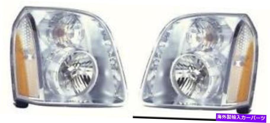 USヘッドライト サイド/ペアフィット2007 - 2014 GMC Yukonフロントヘッドライトアセンブリの交換 SIDE/PAIR fits 2007 - 2014 GMC Yukon Front Headlight Assembly Replacement【並行輸入品】｜Us Custom Parts Shop USDM
