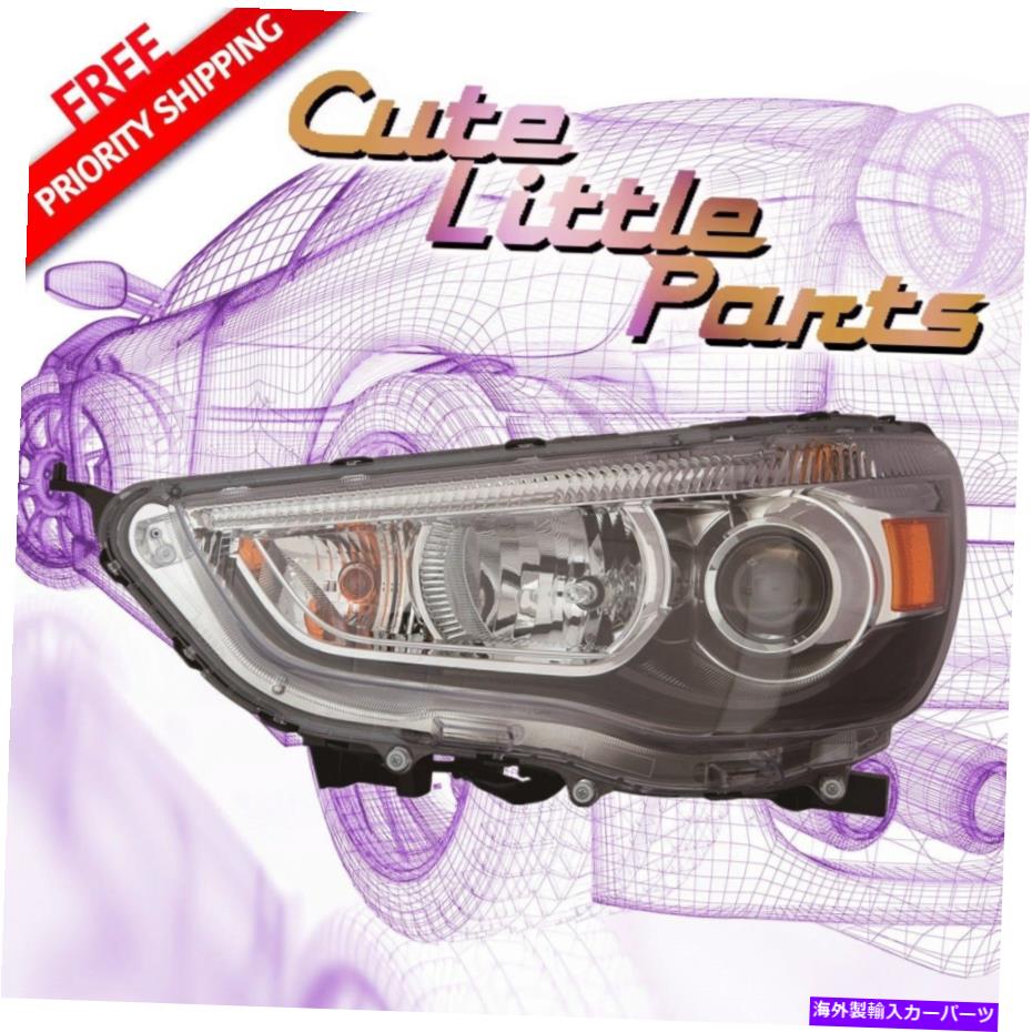 USヘッドライト 2011-2015三菱アウトランダー/ RVRヘッドライトヘッドランプドライバ側 For 2011-2015 Mitsubishi Outlander/Rvr Headlight Headlamp Driver Side【並行輸入品】