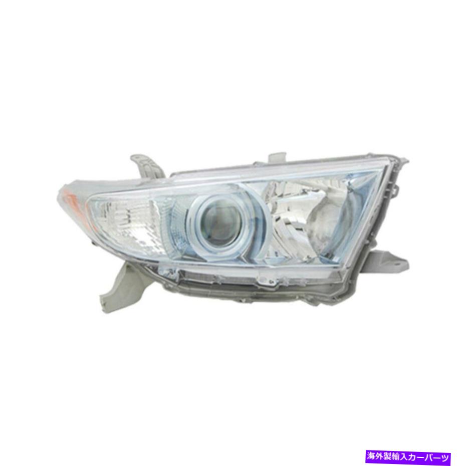 USヘッドライト トヨタハイランダー11-13トレッタードライバーサイド交換ヘッドライト用 For Toyota Highlander 11-13 TruParts Driver Side Replacement Headlight【並行輸入品】