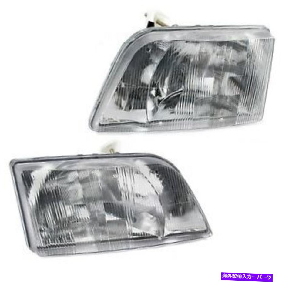 USヘッドライト 1998-2011 Volvo VNL 300 VNM 200シリーズデイカブトラック右ヘッドライトペア 1998-2011 Volvo VNL 300 VNM 200 Series Daycab Truck Right HeadLight PAIR【並行輸入品】