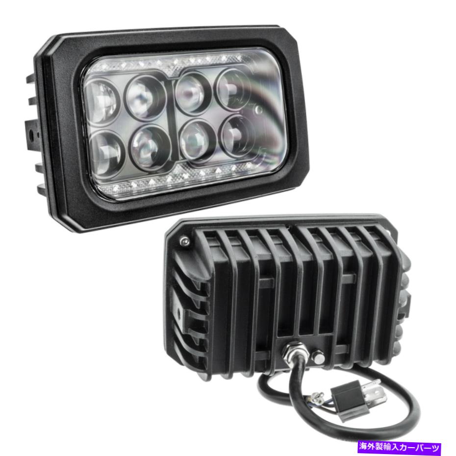 USヘッドライト Oracle 4x6 40W交換用LEDヘッドライト - ブラック - #6912-001 ORACLE 4x6 40W Replacement LED Headlight - Black - # 6912-001【並行輸入品】
