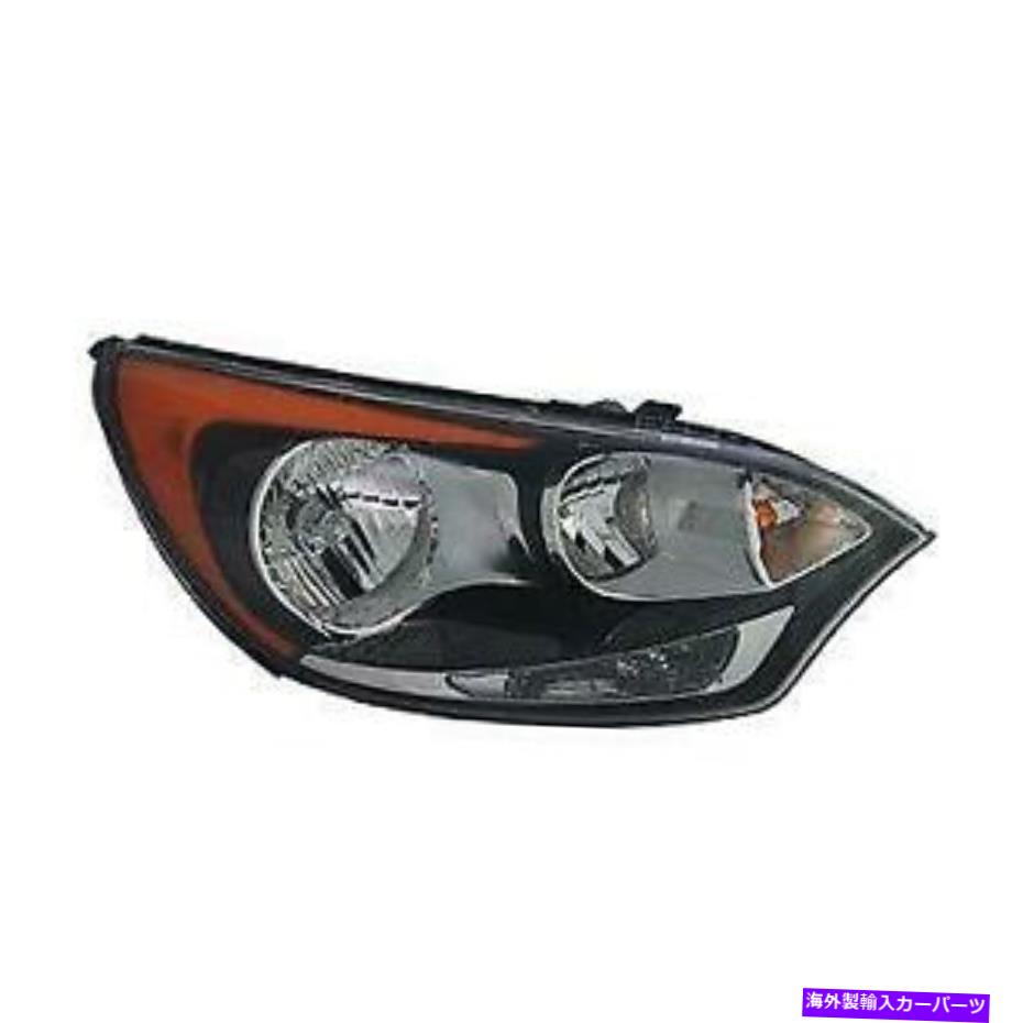 USヘッドライト 12 13 14 15 16 17キアリオヘッドランプアセンブリ右、アフターマーケット 12 13 14 15 16 17 KIA RIO Headlamp Assembly Right, Aftermarket【並行輸入品】