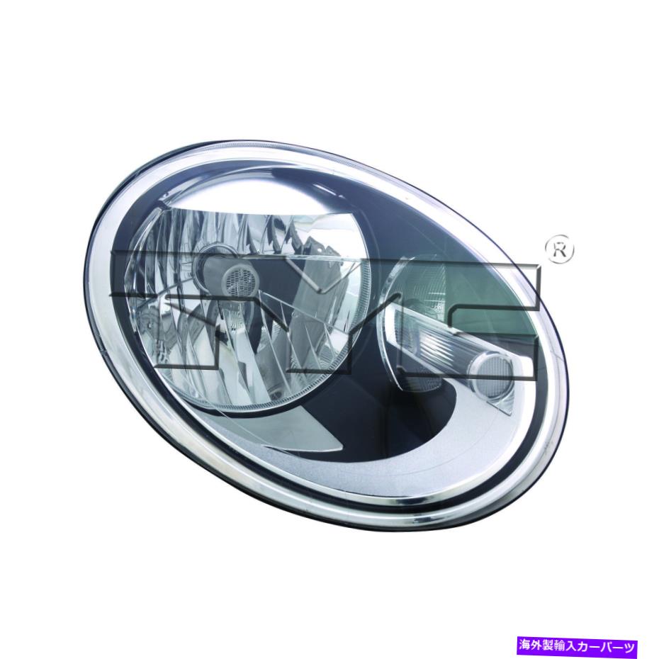USヘッドライト 12-16フォルクスワーゲンカブトムシ右乗客のためのハロゲンヘッドライトフロントランプ Halogen Headlight Front Lamp for 12-16 Volkswagen Beetle Right Passenger【並行輸入品】