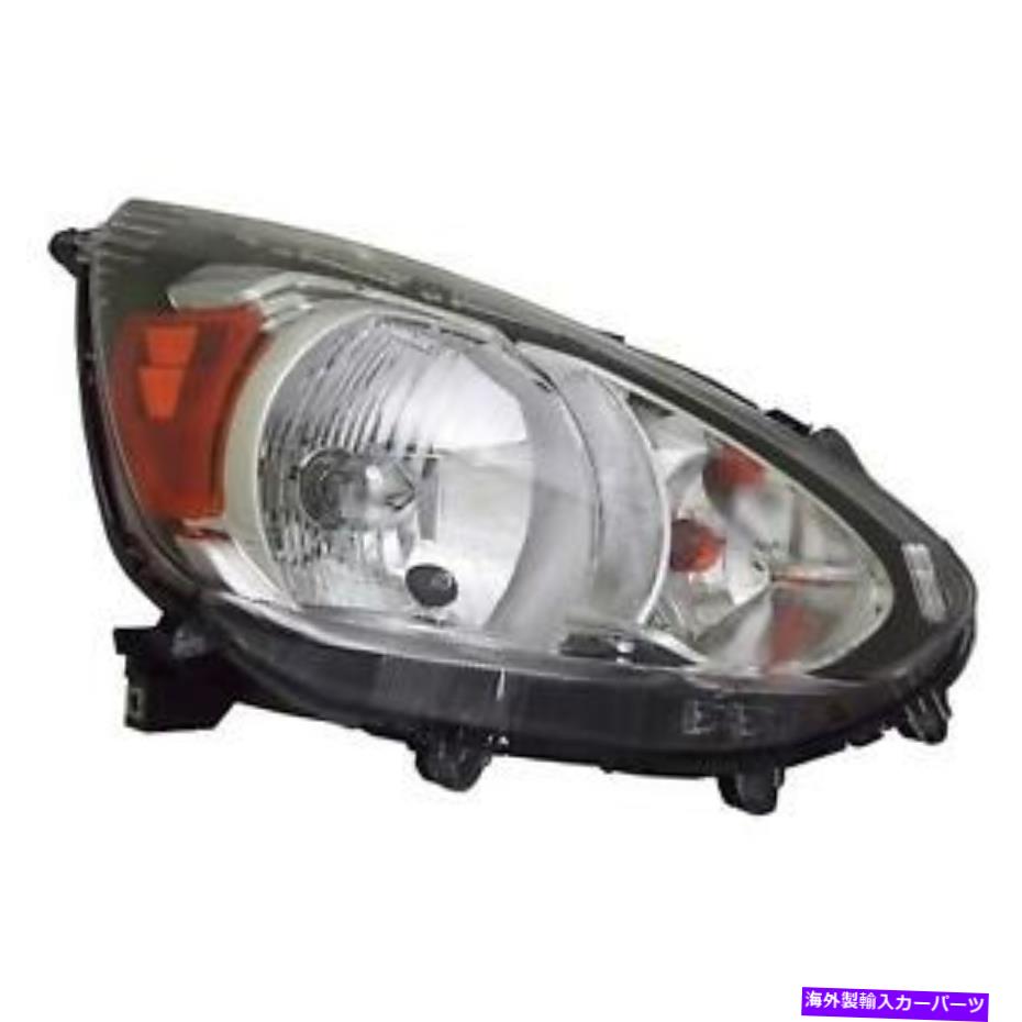 USヘッドライト 14 15 17 18 19 20三菱ミラージュヘッドランプアセンブリ右、アフターマーケット 14 15 17 18 19 20 MITSUBISHI MIRAGE Headlamp Assembly Right, Aftermarket【並行輸入品】