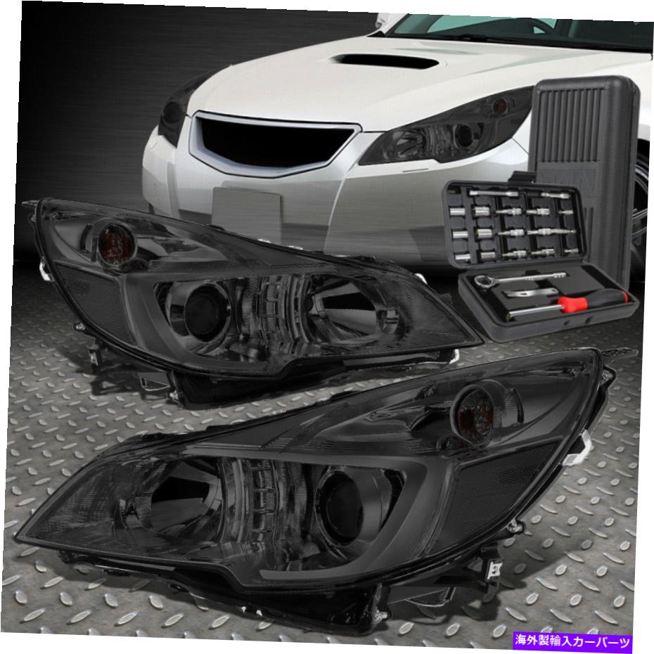 USヘッドライト Subaruアウトバックスモークハウジングクリアサイドプロジェクターヘッドライト+ツールセット FOR 10-14 SUBARU OUTBACK SMOKED HOUSING CLEAR SIDE PROJECTOR HEADLIGHT+TOOL SET【並行輸入品】