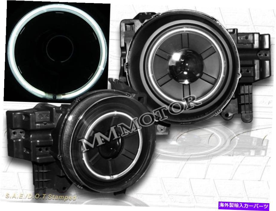 USヘッドライト 2007-2014トヨタFJ CRUISERプロジェクターヘッドライトHalo CCFLブラックランプ Fit For 2007-2014 Toyota FJ Cruiser Projector Headlights Halo CCFL Black Lamps【並行輸入品】