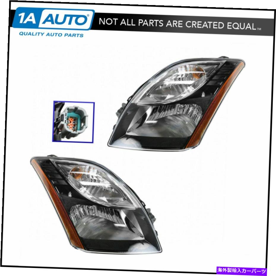 USヘッドライト Nissan Sentra SR SE-R SPEC V用ヘッドライトヘッドランプペアセット Headlight Headlamp Pair Set of 2 for Nissan Sentra SR SE-R SPEC V【並行輸入品】