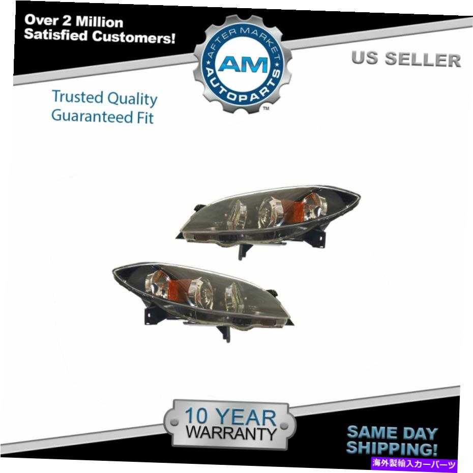 USヘッドライト ヘッドライトヘッドランプ左右ペアセット04-06マツダ3 Mazda3セダン4ドア Headlights Headlamps Left & Right Pair Set for 04-06 Mazda 3 Mazda3 Sedan 4 Door【並行輸入品】