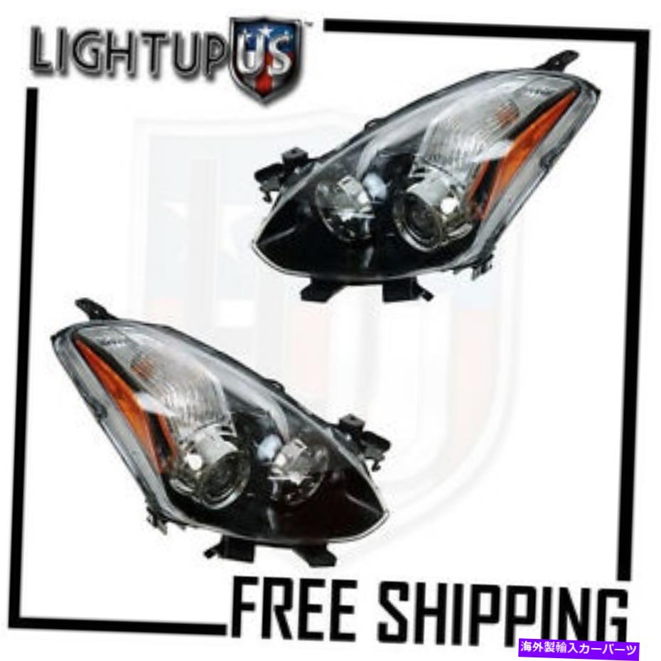 USヘッドライト ヘッドライトヘッドランプペア左右セット10-13日産Altima 2ドアクーペ Headlights Headlamps Pair Left right set for 10-13 Nissan Altima 2 door Coupe【並行輸入品】