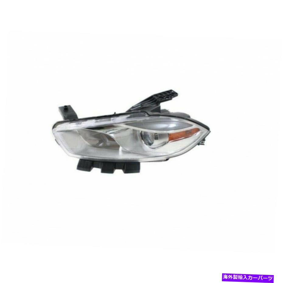 USヘッドライト Dodge Dart 16ヘッドライトハロゲンクロームドットドライバサイドCH2518151 For Dodge Dart 16 Headlight Halogen Chrome DOT Driver Side CH2518151【並行輸入品】