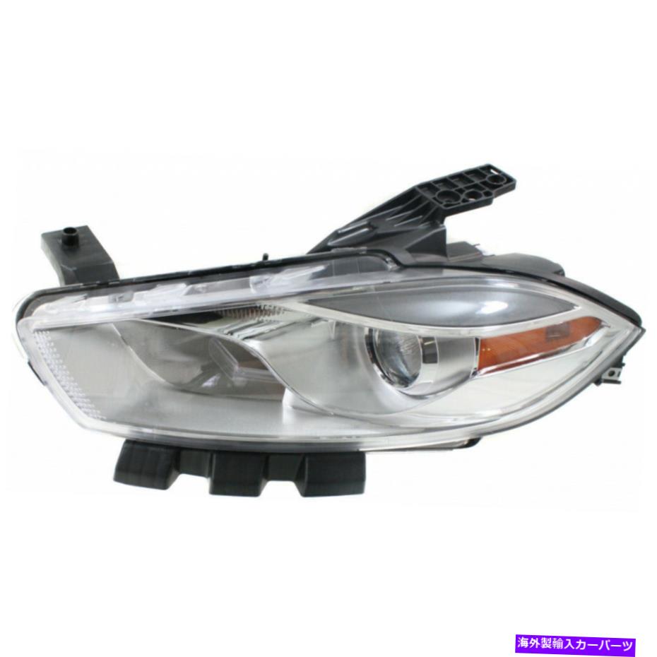 USヘッドライト Dodge Dart Headlight 2016ドライバサイドハロゲンクロムCH2518151 For Dodge Dart Headlight 2016 Driver Side Halogen Chrome CH2518151【並行輸入品】