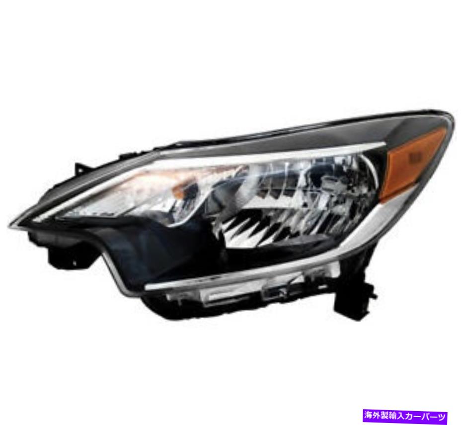 USヘッドライト ハロゲンヘッドライトアセンブリ左の運転席側は、日産逆 Halogen Headlight Assembly Left Driver Side For 2017-2018 Nissan Versa Note【並行輸入品】