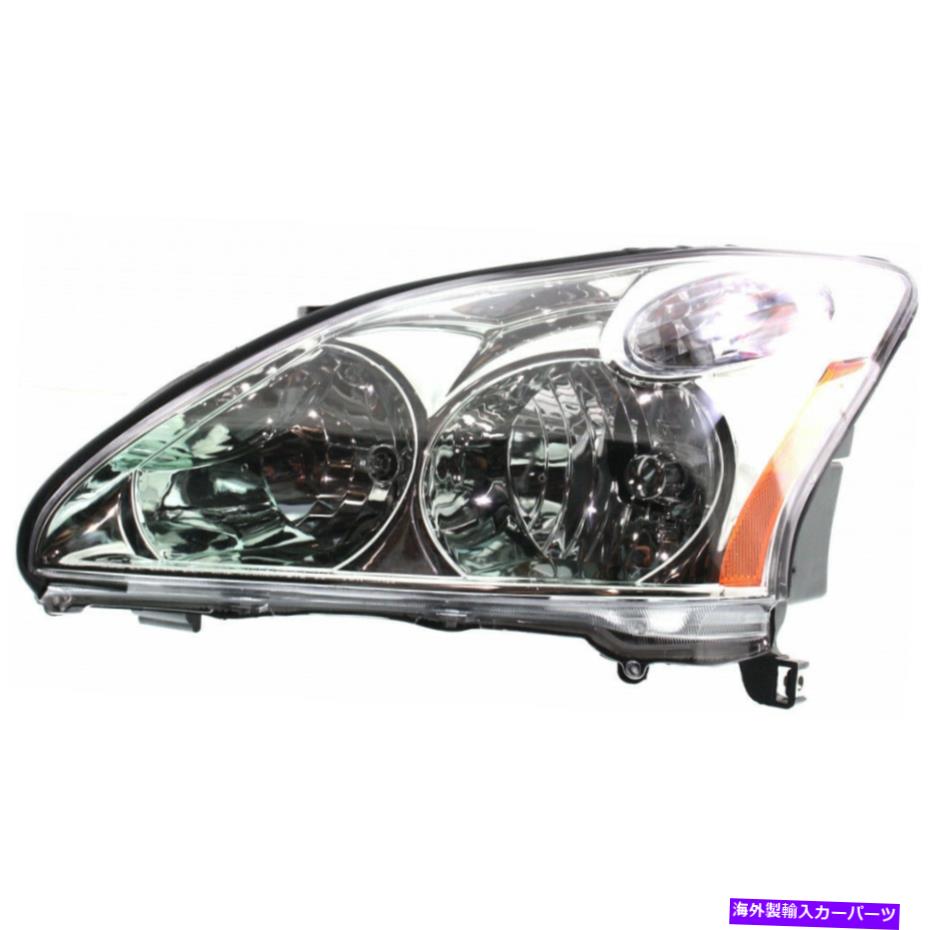 USヘッドライト LEXUS RX400Hヘッドライト2006 07 2008ドライバサイドハロゲンLX2502123 For Lexus RX400h Headlight 2006 07 2008 Driver Side Halogen LX2502123【並行輸入品】
