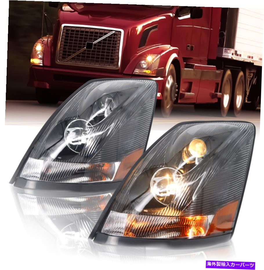 USヘッドライト Volvo VN / VNL 2004 - 2017トラックドライバ左側のヘッドライト（収録82329127） Volvo VN/VNL 2004 - 2017 Truck Driver Left Side Headlight (Replaces 82329127)【並行輸入品】
