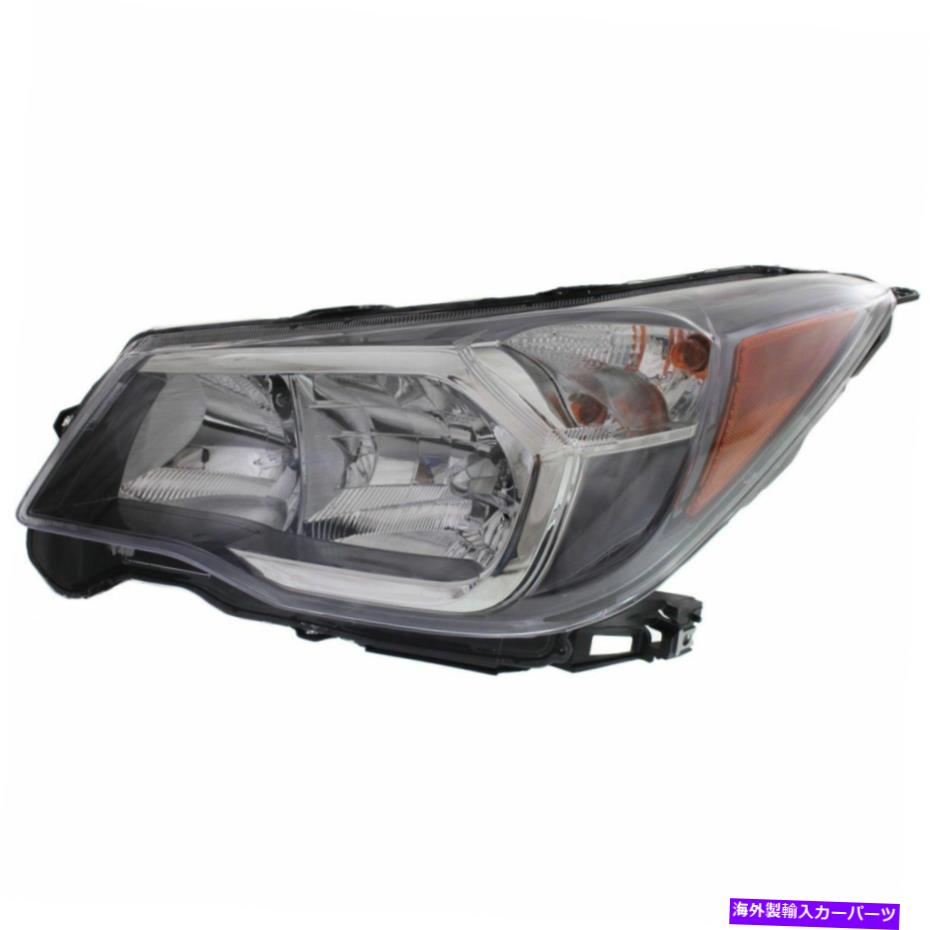 USヘッドライト 2014-2016 Subaru Foresterドライバ側84001SG111グレーベゼルのための新しいヘッドライト New Headlight For 2014-2016 Subaru Forester Driver Side 84001SG111 Gray Bezel【並行輸入品】