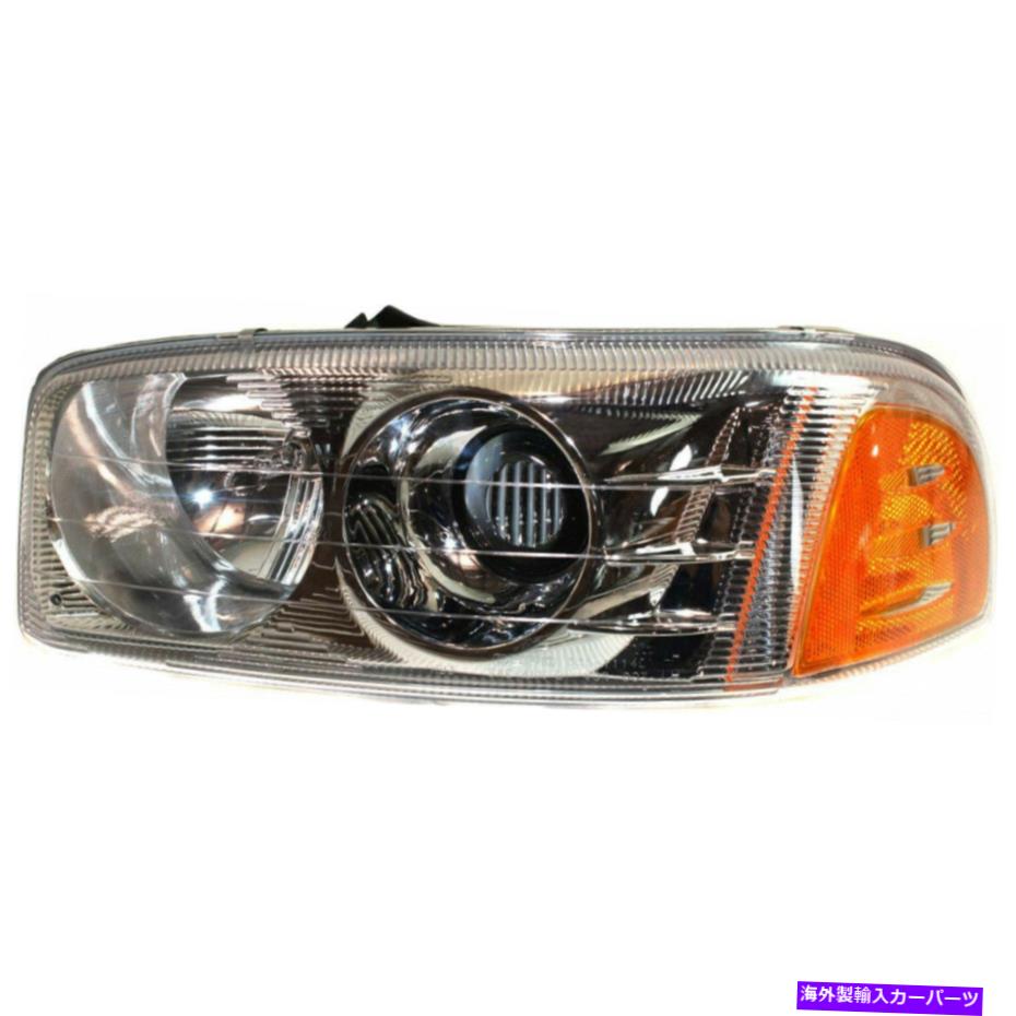 USヘッドライト GMC Yukon Headlight 2000-2007ドライバ側W /電球Denali GM25022214 For GMC Yukon Headlight 2000-2007 Driver Side w/ Bulbs Denali GM2502214【並行輸入品】