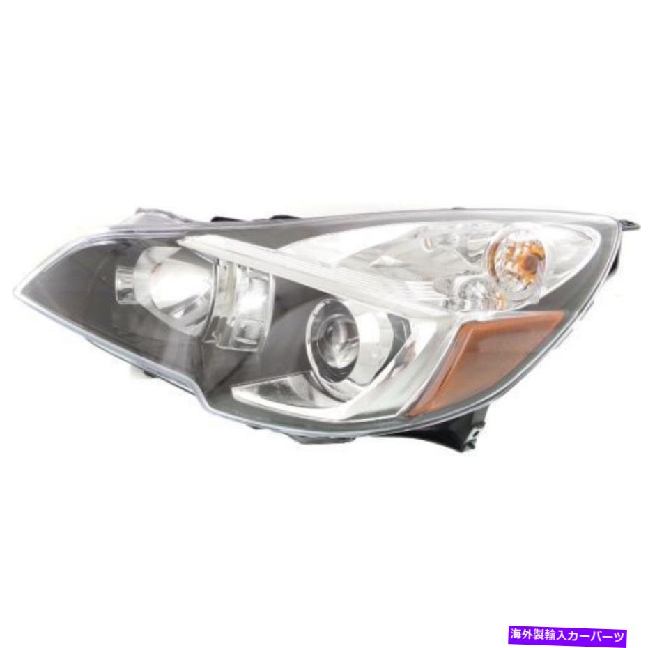 USヘッドライト アウトバック13-14、CAPAドライバ側ヘッドライト、クリアレンズ。黒のインテリア For Outback 13-14, CAPA Driver Side Headlight, Clear Lens; Black Interior【並行輸入品】