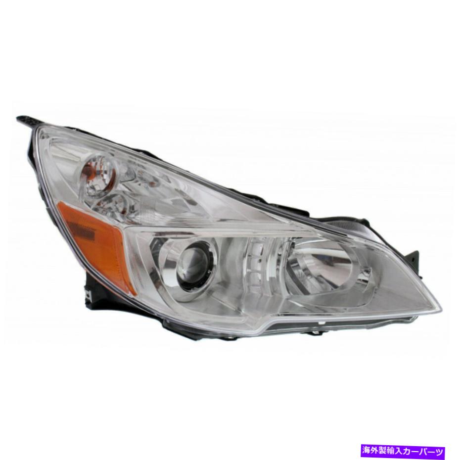 USヘッドライト Subaru Outback 13-14ヘッドライトアセンブリW / O黒ベゼルドット認定 Fits Subaru Outback 13-14 Headlight Assembly W/O Black BEZEL DOT Certified【並行輸入品】