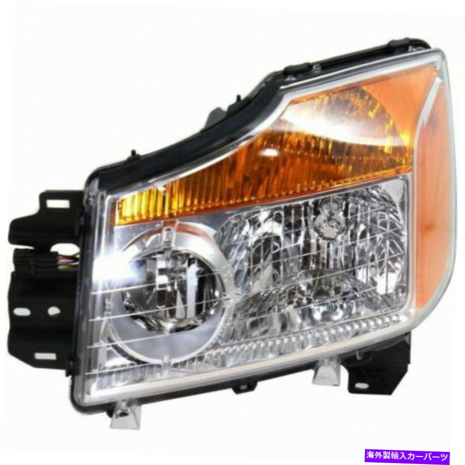 【楽天市場】USヘッドライト 日産タイタンヘッドライト20082015ドライバーサイドハロゲンカーパNI2502168 For Nissan