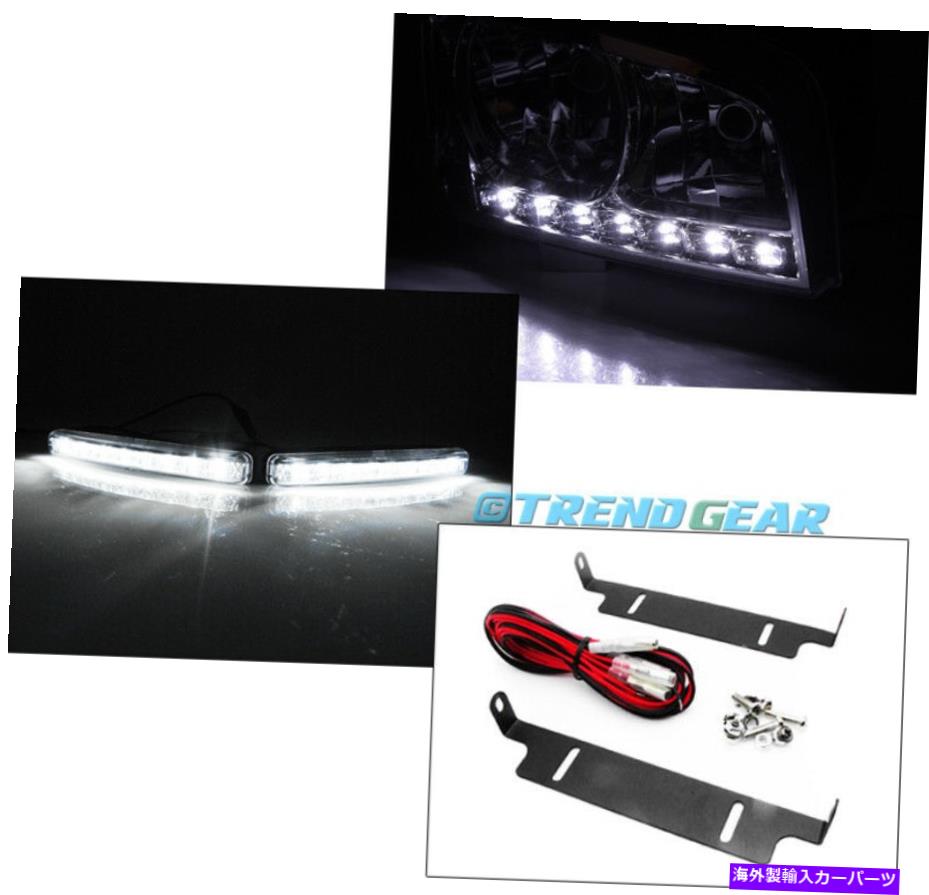 USヘッドライト 2006-2010充電器LEDクリスタルクロムヘッドライトランプ+ 6000K HID + DRL信号 FOR 2006-2010 CHARGER LED CRYSTAL CHROME HEAD LIGHTS LAMP+6000K HID+DRL SIGNAL【並行輸入品】｜Us Custom Parts Shop USDM