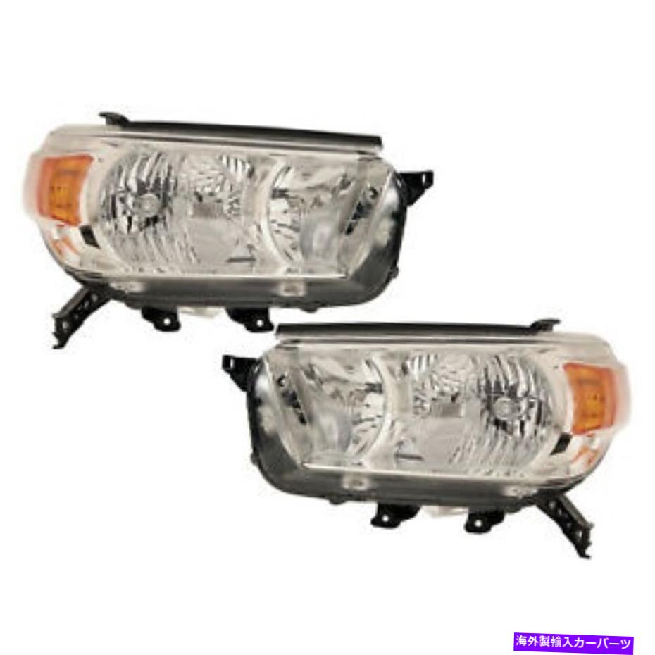 USヘッドライト 左右のペアカーブ照明2010-2013トヨタ4Runner SR5 Limited Left And Right Pair CAPA Headlights Fits 2010-2013 Toyota 4Runner SR5 Limited【並行輸入品】