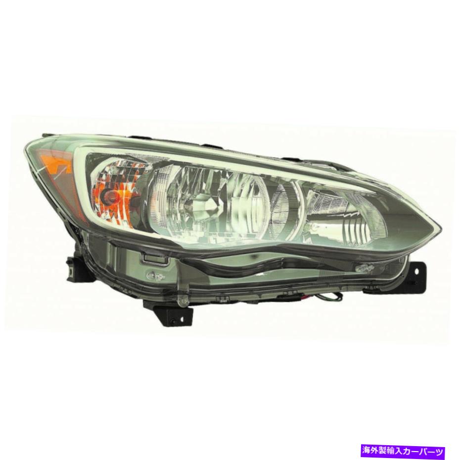 USヘッドライト Subaru CrosStrek Headlight Haloge 2018 2019 Prassenter Side for SU2503164 For Subaru Crosstrek Headlight Halogen 2018 2019 Passenger Side For SU2503164【並行輸入品】