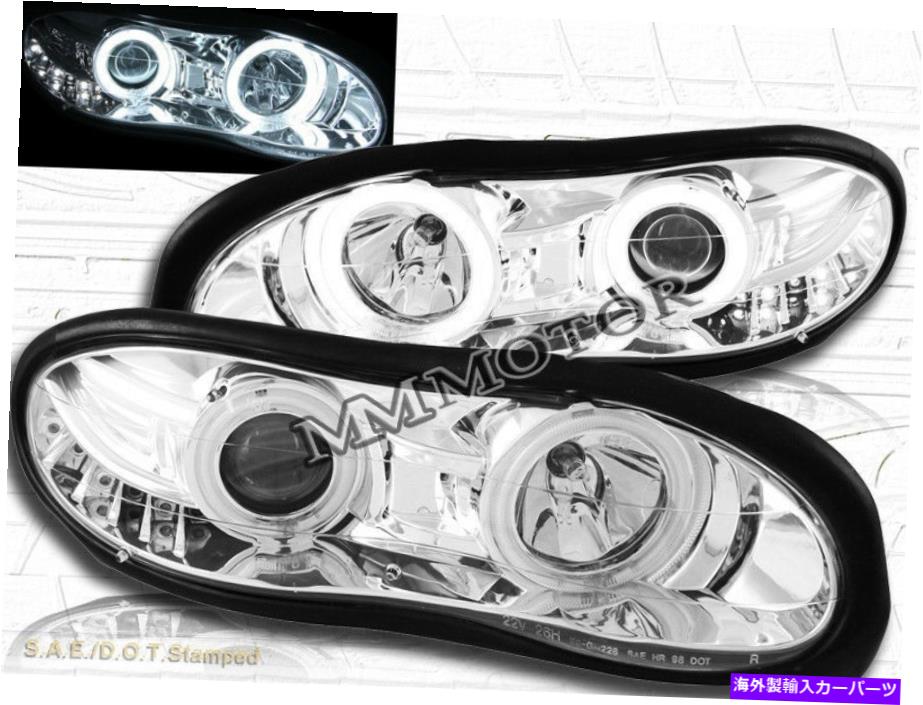 USヘッドライト 98 99 00 01 02 Chevy CamaroツインCCFL Haloプロジェクターヘッドライトクロムクリア 98 99 00 01 02 Chevy Camaro Twin CCFL Halo Projector Headlights Chrome Clear【並行輸入品】｜Us Custom Parts Shop USDM